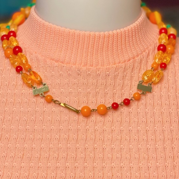 SOLD Western Germany Celluloid Fruit Necklace - Picture 2 of 6